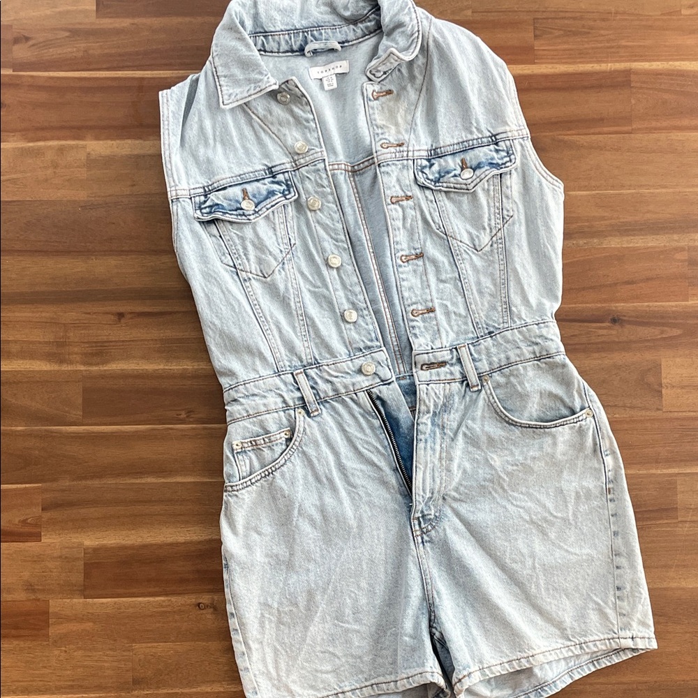 Topshop Light Blue Denim Jacket